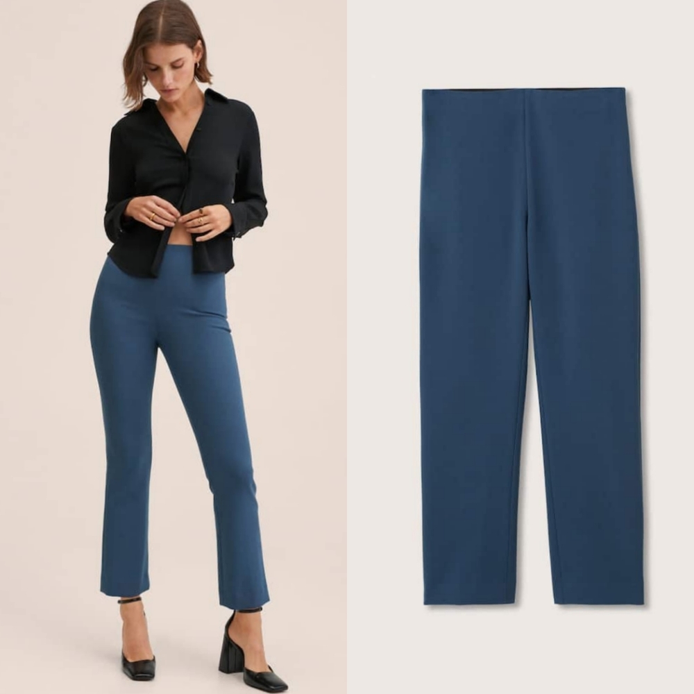 🔥Last 3🔥MANGO Flare crop pants